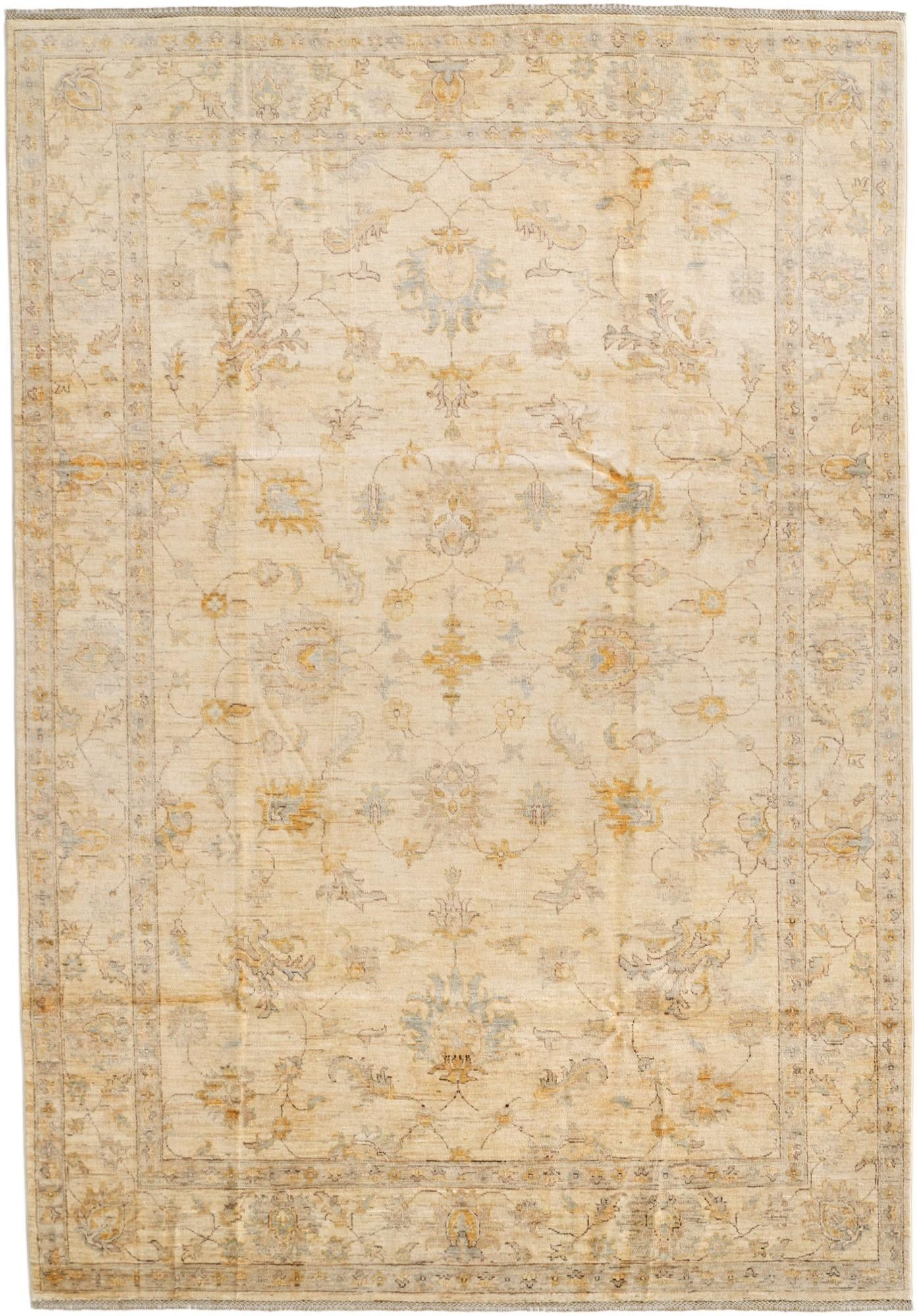 6' 11 x 9' 11 Hand Knotted Ziegler Rug