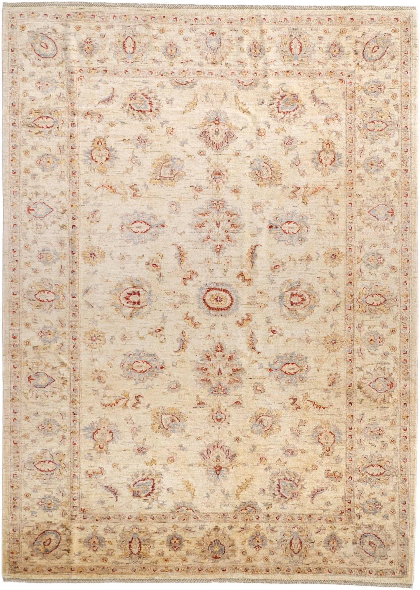 6' 10 x 9' 8 Hand Knotted Ziegler Rug