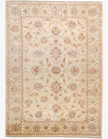 6' 10 x 9' 8 Hand Knotted Ziegler Rug