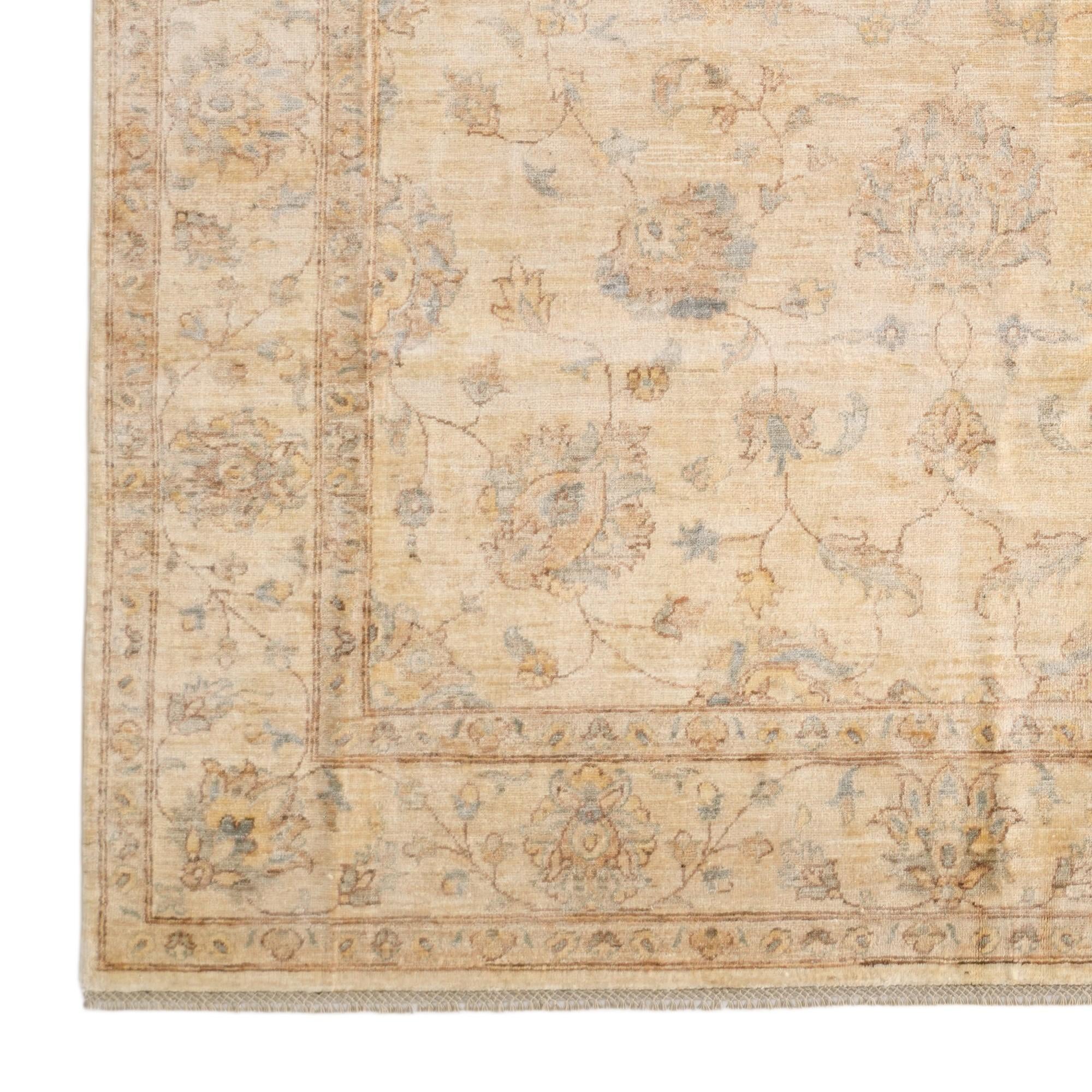 Detail image 7 of 10: 6' 10 x 9' 10 Hand Knotted Ziegler Rug