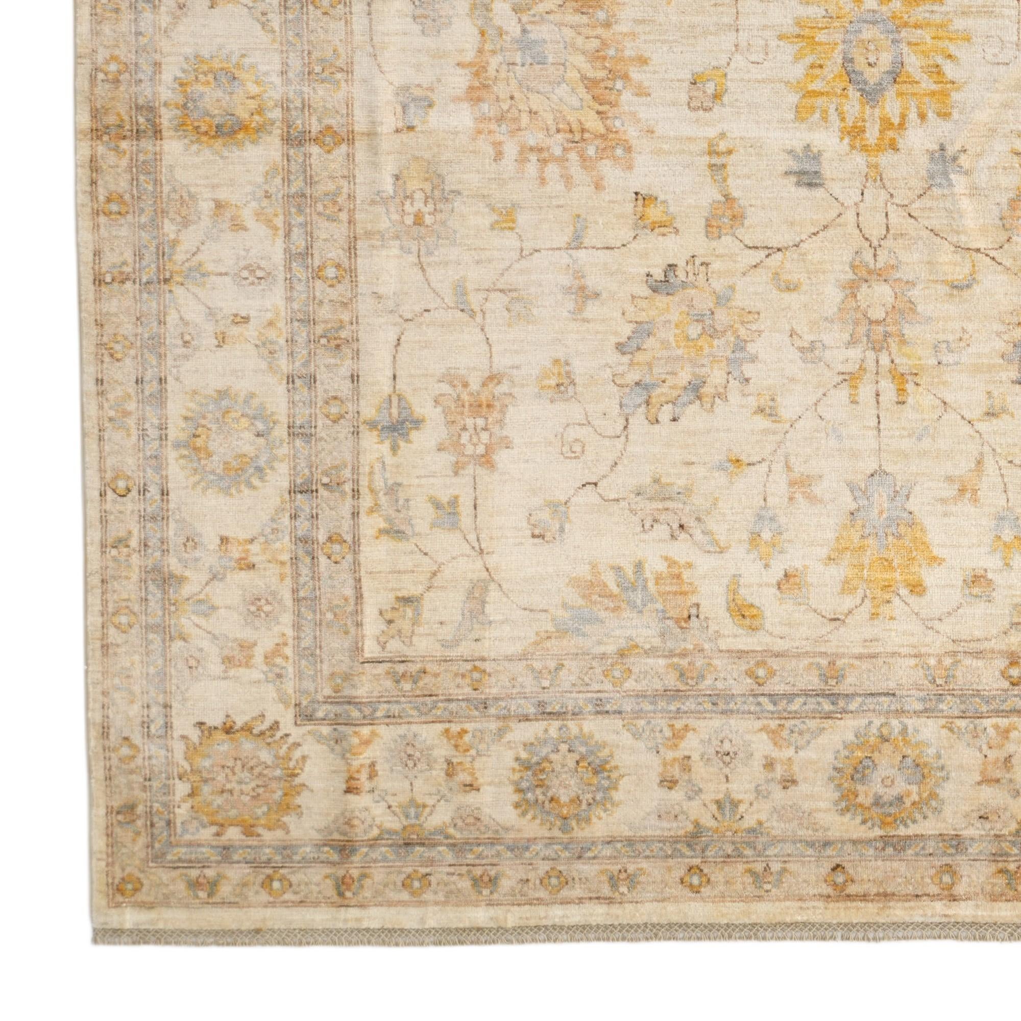 205cm x 290cm Hand Knotted Ziegler Rug