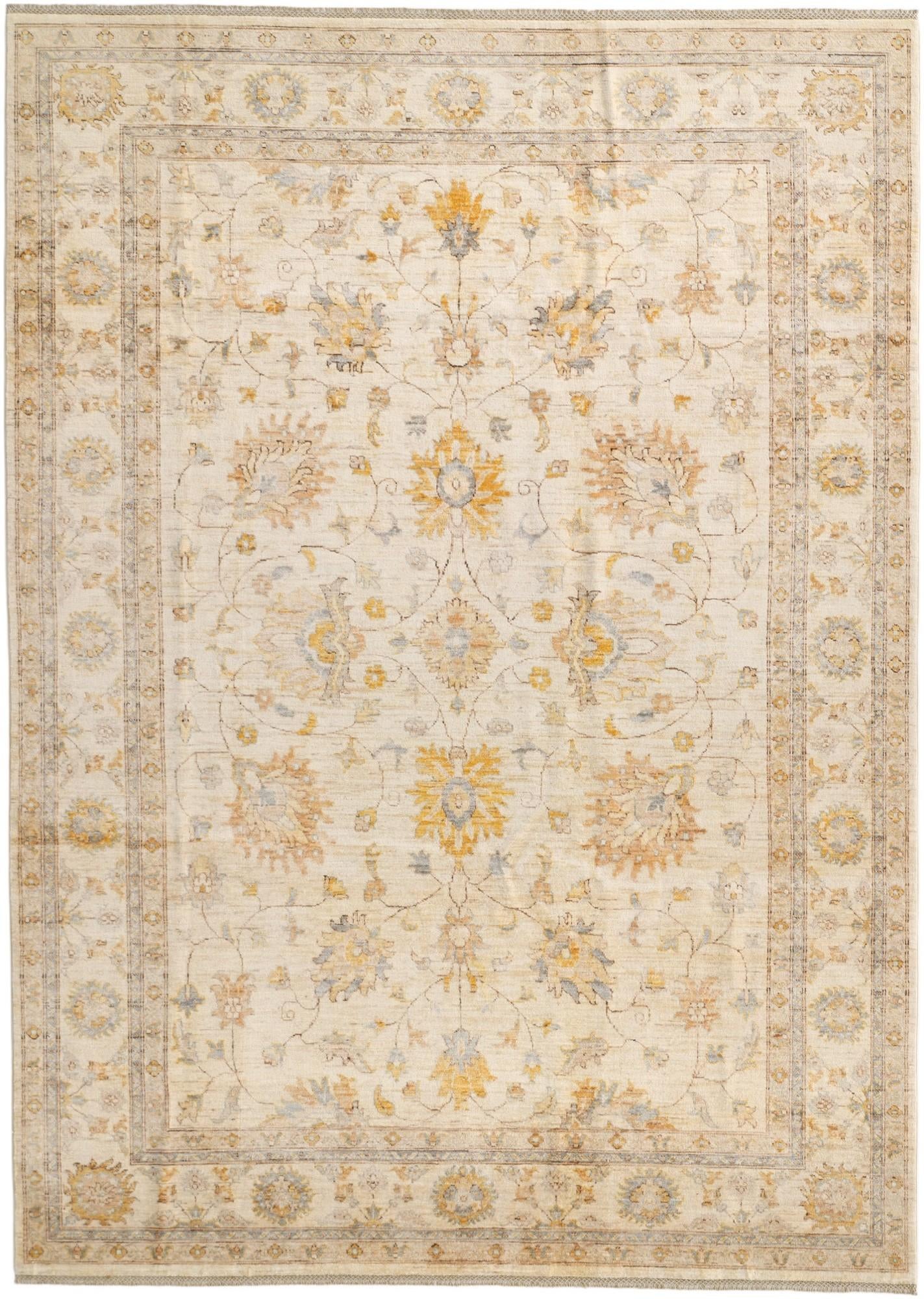 6' 9 x 9' 6 Hand Knotted Ziegler Rug