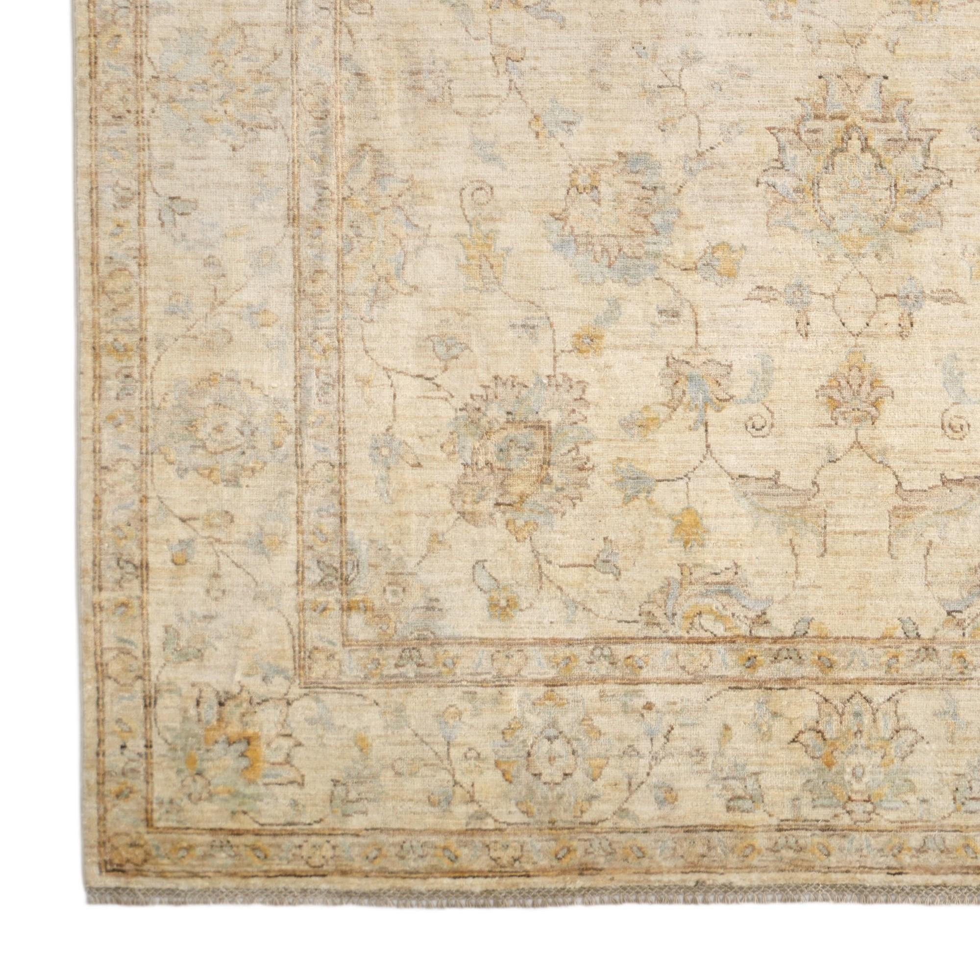 185cm x 270cm Hand Knotted Ziegler Rug