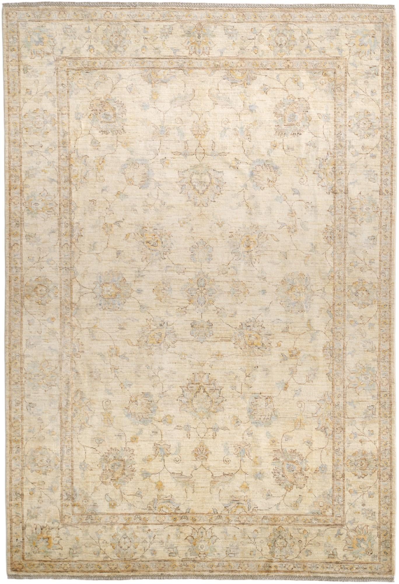 6' 1 x 8' 11 Hand Knotted Ziegler Rug