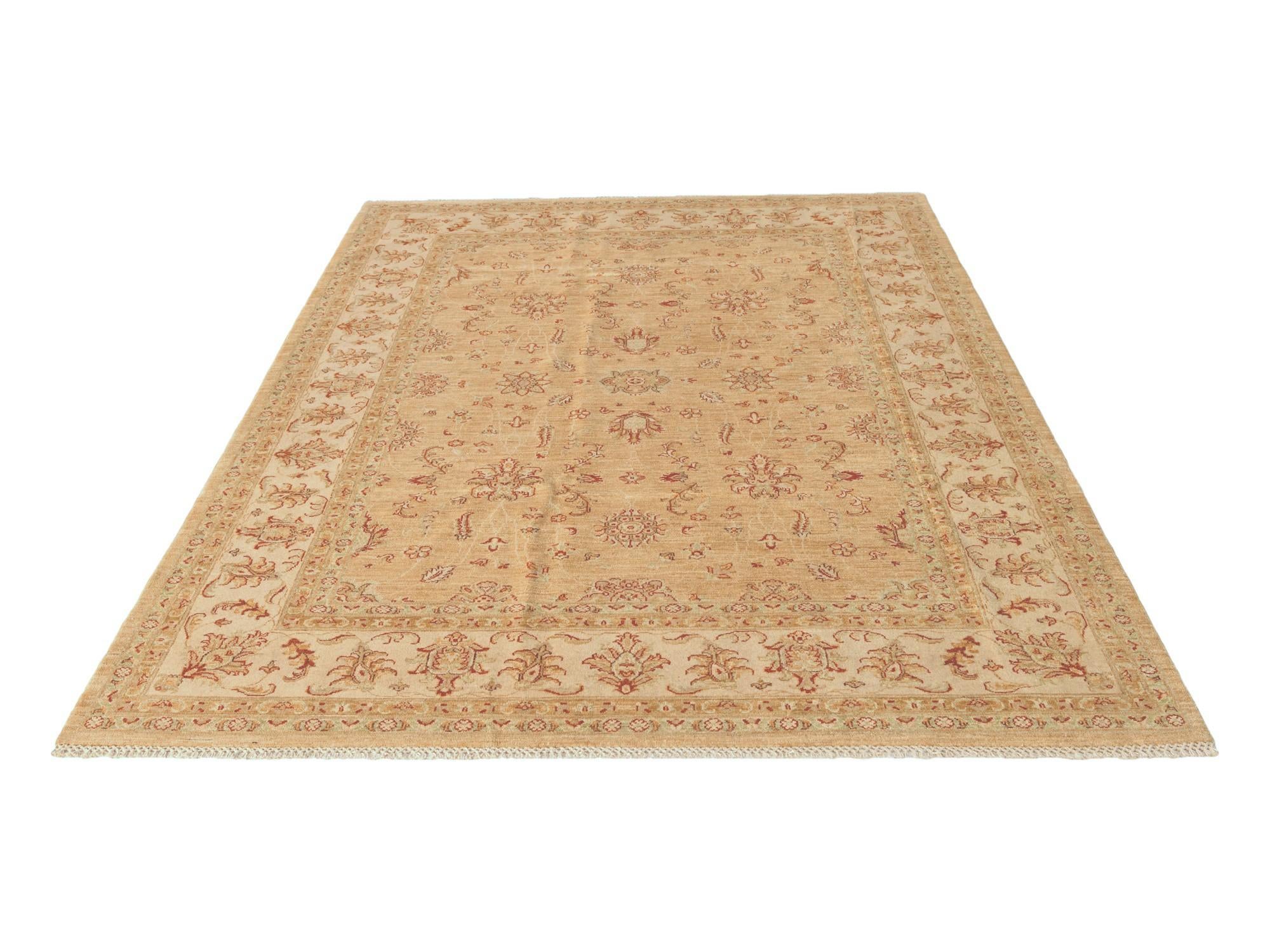 6' 9 x 9' 7 Hand Knotted Ziegler Rug