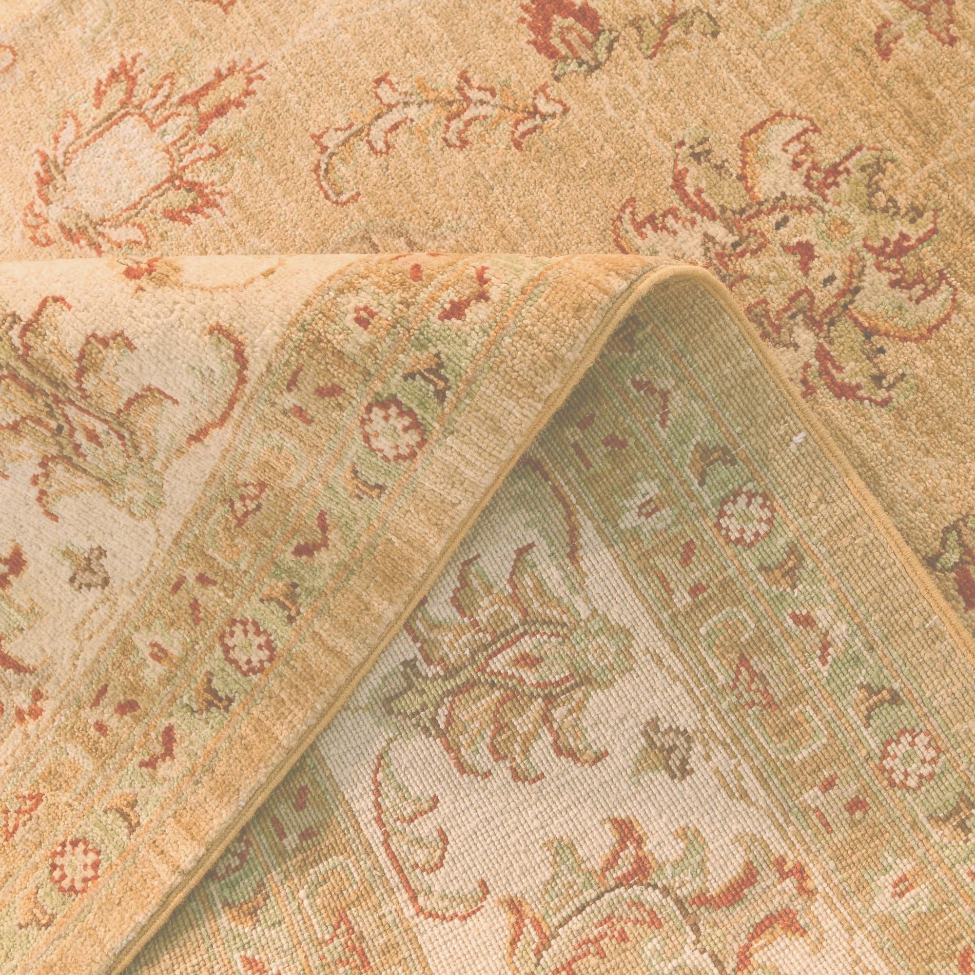 6' 9 x 9' 7 Hand Knotted Ziegler Rug