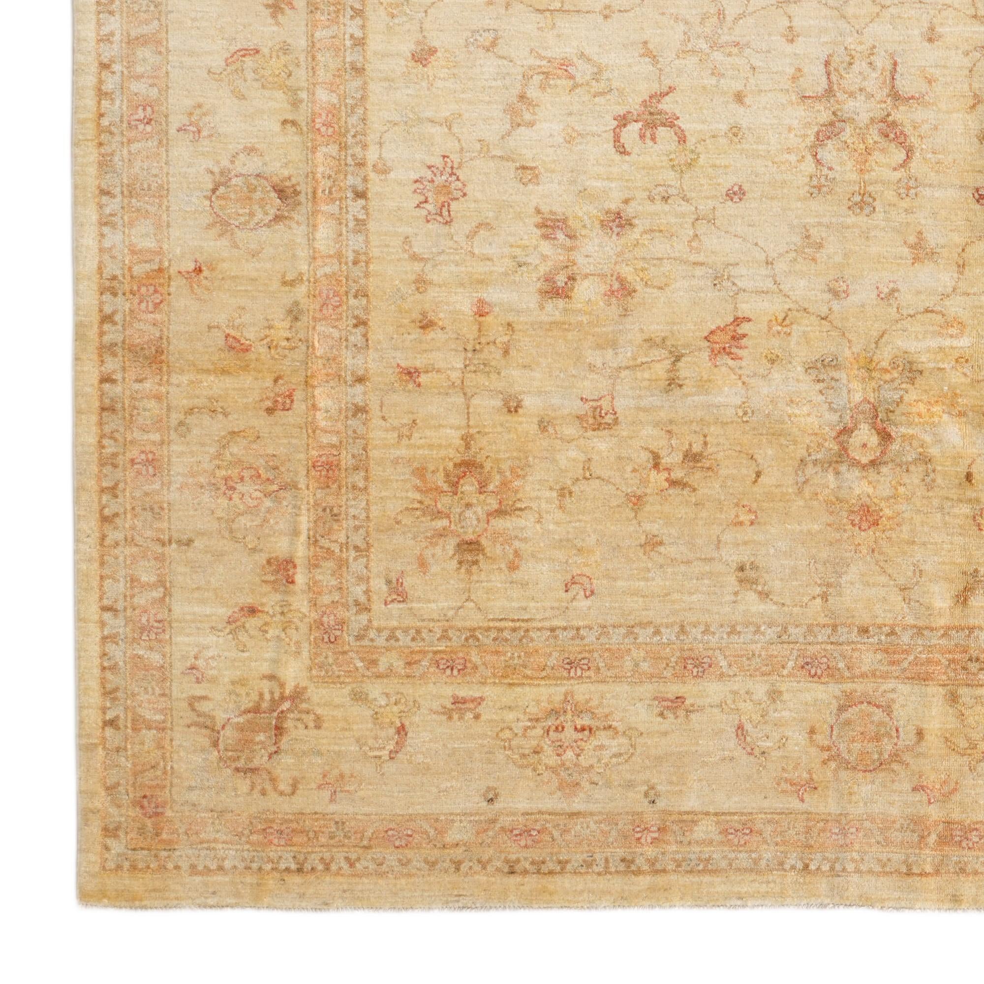 6' 9 x 8' 11 Hand Knotted Ziegler Rug