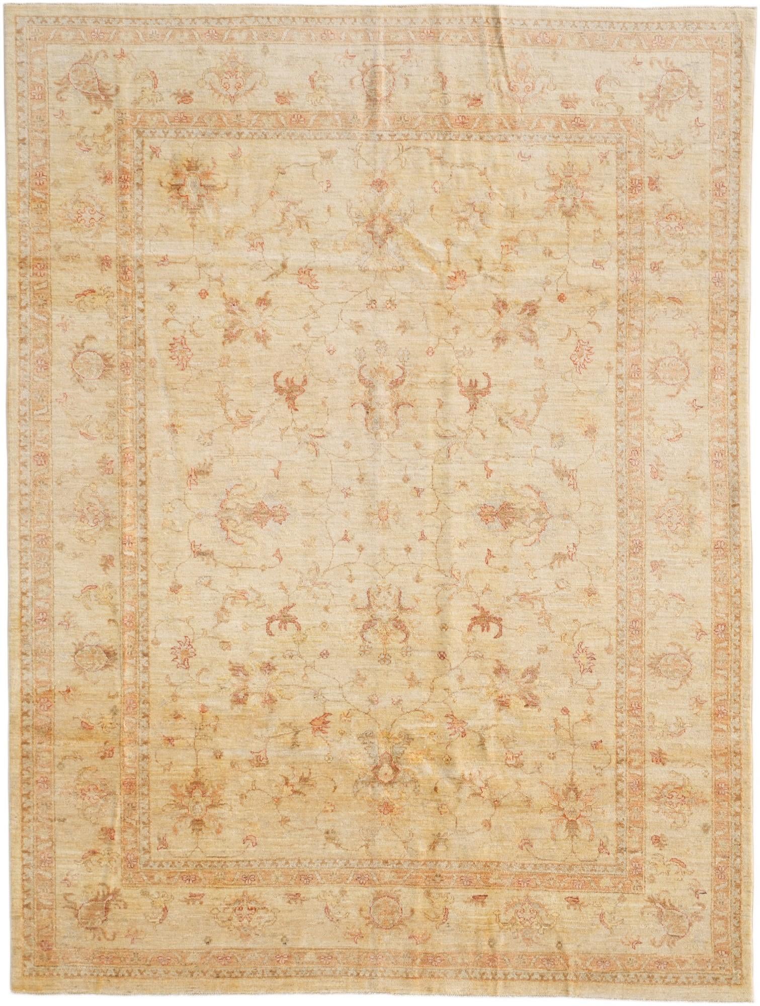 6' 9 x 8' 11 Hand Knotted Ziegler Rug