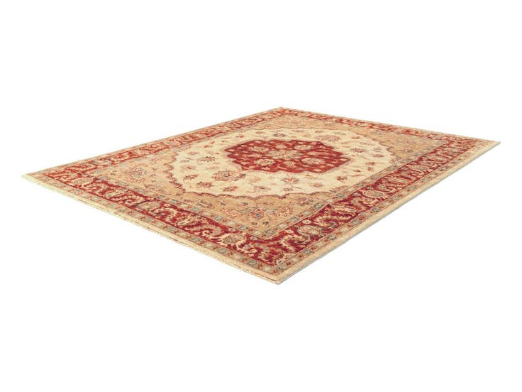 Detail image of 5' 1 x 6' 4 Hand Knotted Ziegler Rug