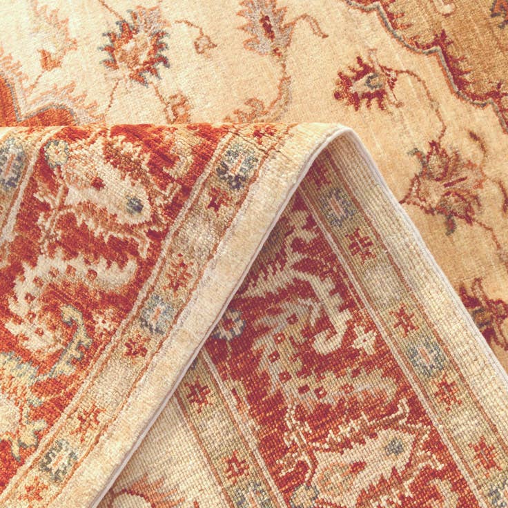 Detail image of 5' 1 x 6' 4 Hand Knotted Ziegler Rug