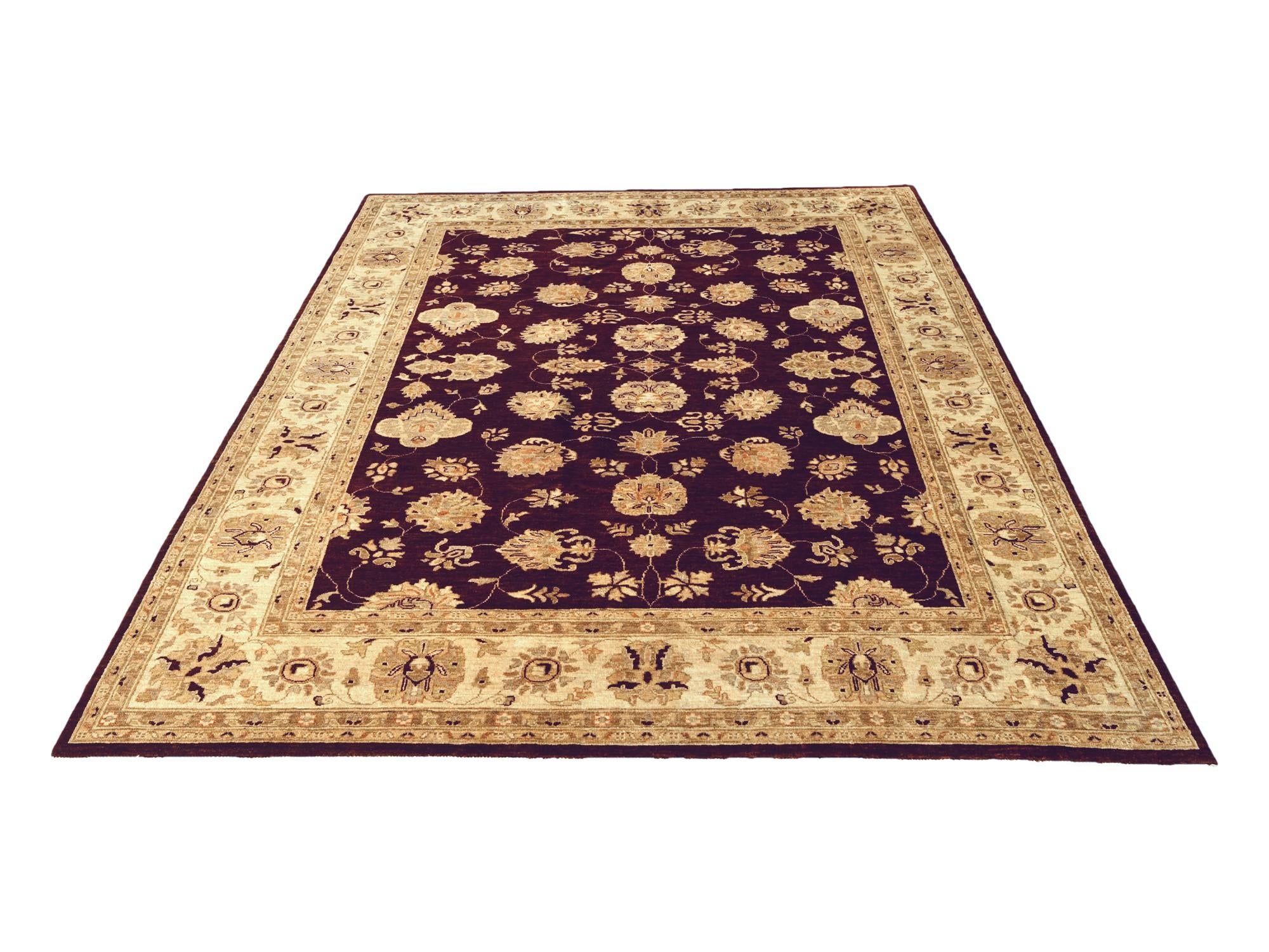 6' 9 x 9' 10 Hand Knotted Ziegler Rug