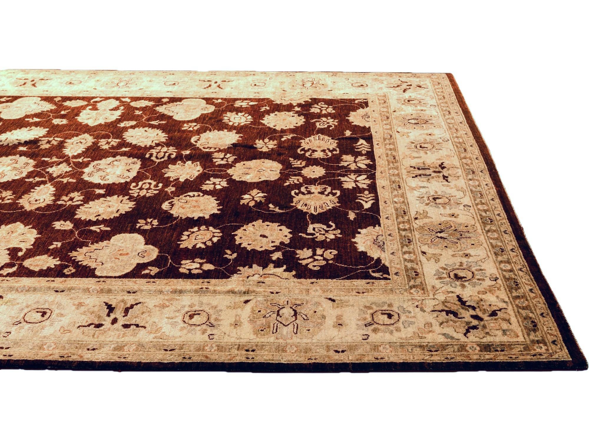 6' 9 x 9' 10 Hand Knotted Ziegler Rug