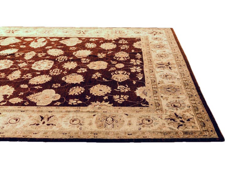 Detail image of 6' 9 x 9' 10 Hand Knotted Ziegler Rug