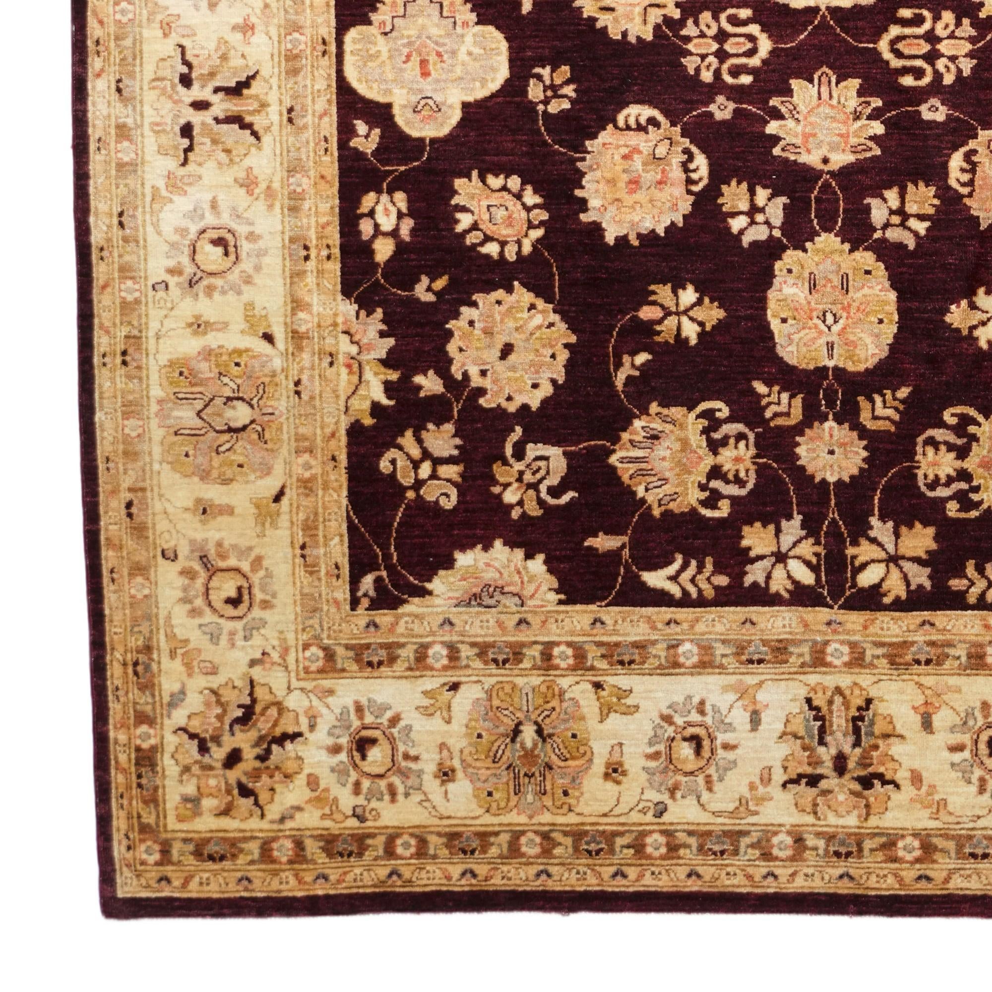 6' 9 x 9' 10 Hand Knotted Ziegler Rug
