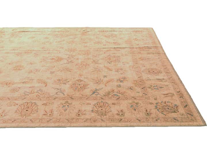 8' 6 x 11' 1 Hand Knotted Ziegler Rug