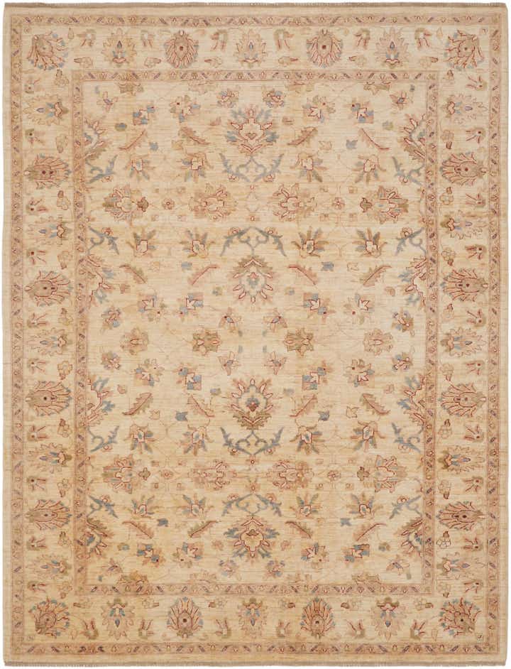 8' 6 x 11' 1 Hand Knotted Ziegler Rug