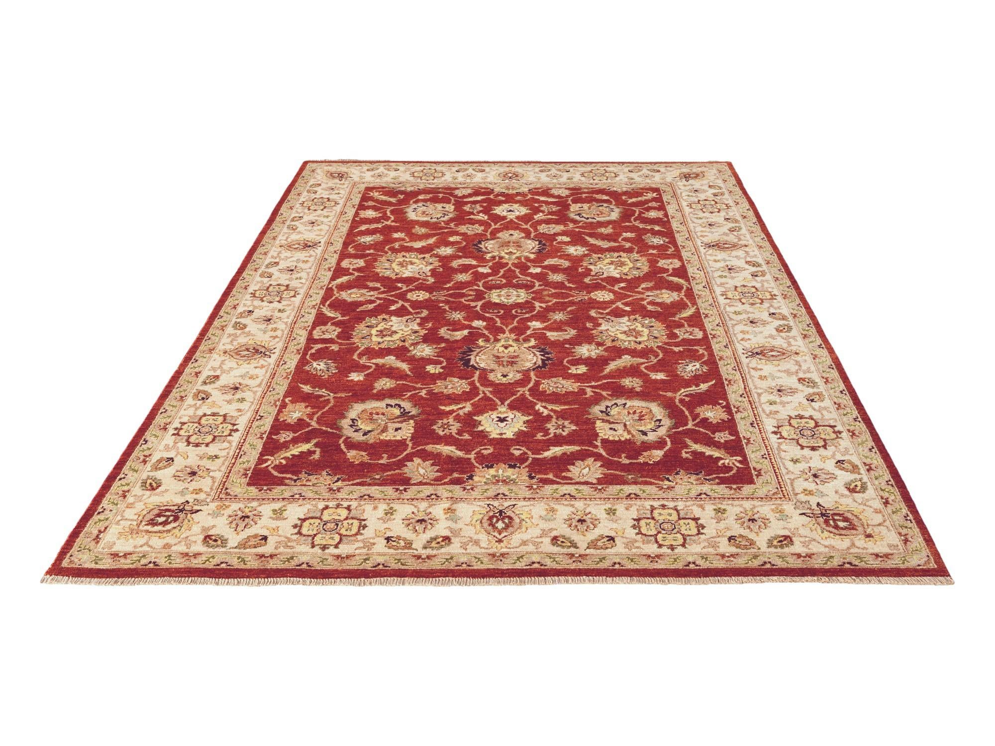 6' 9 x 9' 9 Hand Knotted Ziegler Rug