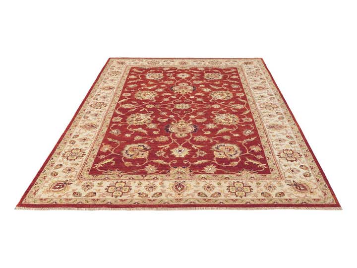 6' 9 x 9' 9 Hand Knotted Ziegler Rug