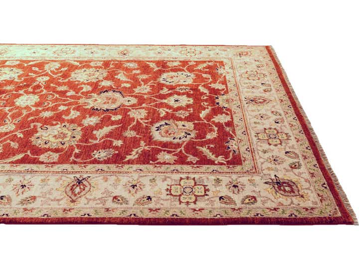 6' 9 x 9' 9 Hand Knotted Ziegler Rug