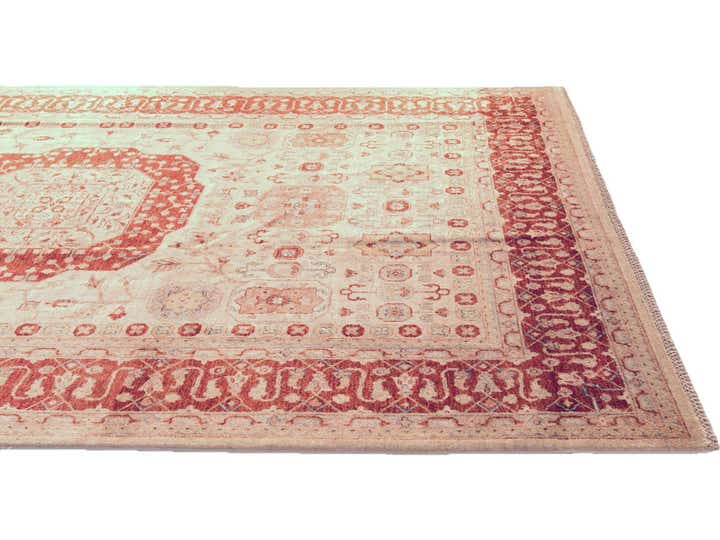 6' 9 x 10' 2 Hand Knotted Ziegler Rug