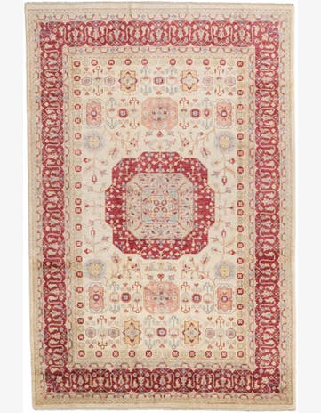 6' 9 x 10' 2 Hand Knotted Ziegler Rug