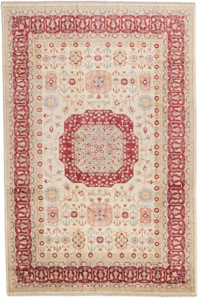 6' 9 x 10' 2 Hand Knotted Ziegler Rug