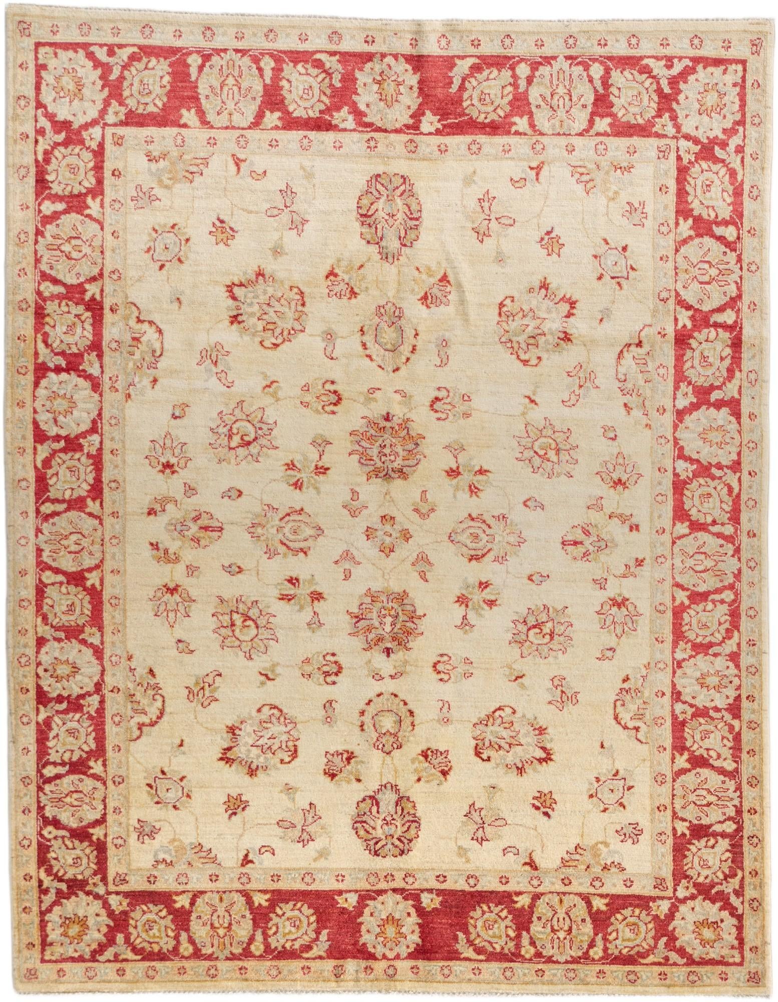 5' 1 x 6' 7 Hand Knotted Ziegler Rug