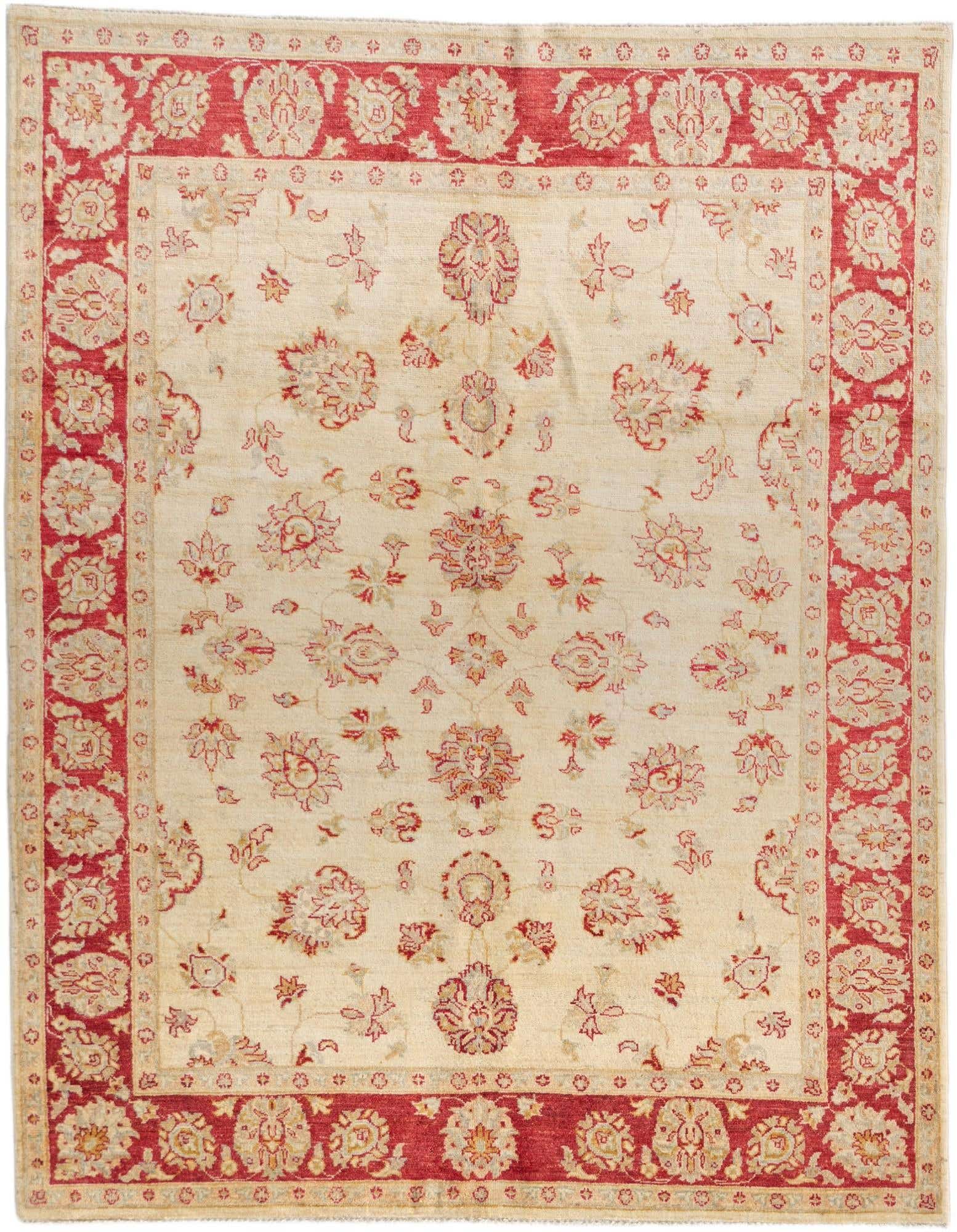 5' 1 x 6' 7 Hand Knotted Ziegler Rug