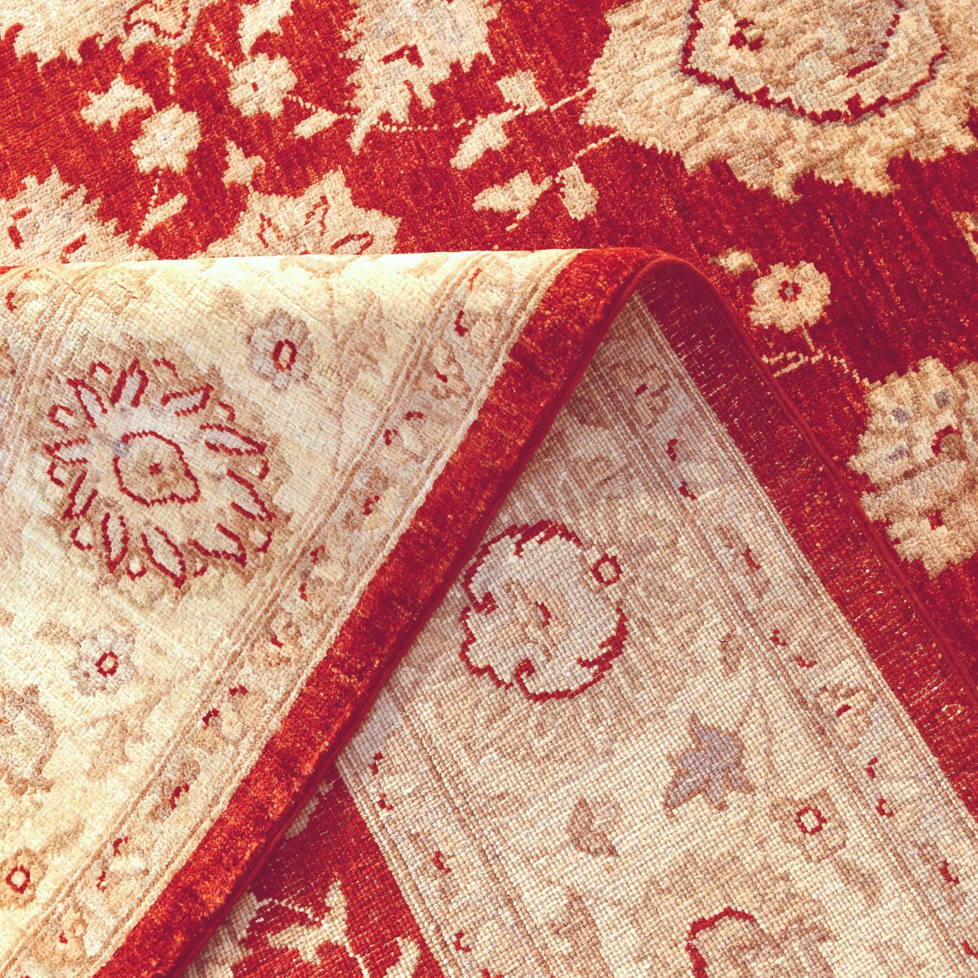 6' 8 x 9' 9 Hand Knotted Ziegler Rug