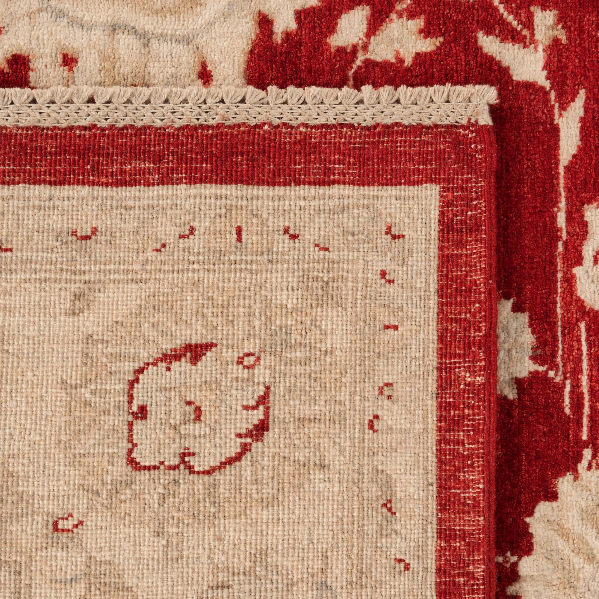 Detail image 12 of 12: 6' 8 x 9' 9 Hand Knotted Ziegler Rug