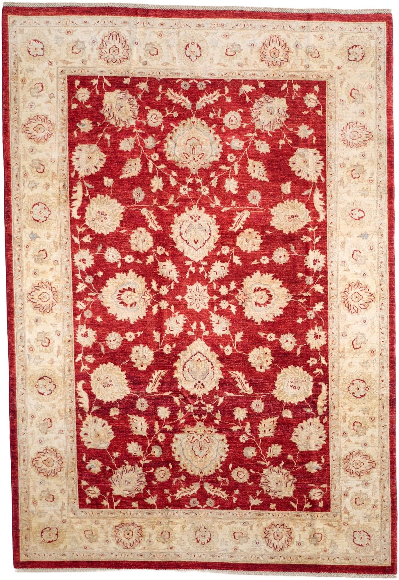 6' 8 x 9' 9 Hand Knotted Ziegler Rug