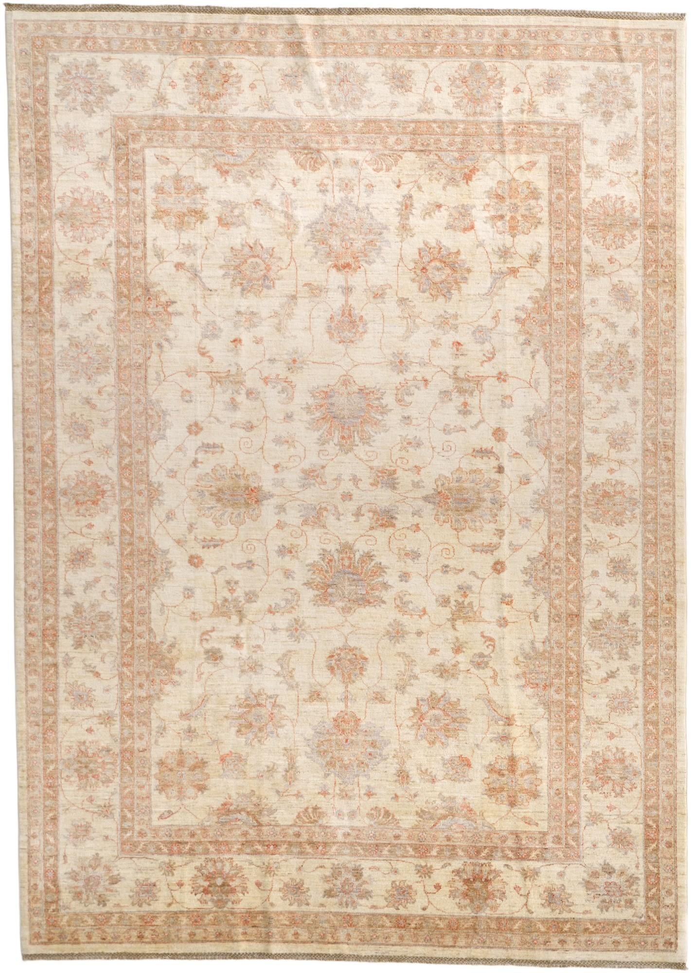 7' 1 x 9' 11 Hand Knotted Ziegler Rug