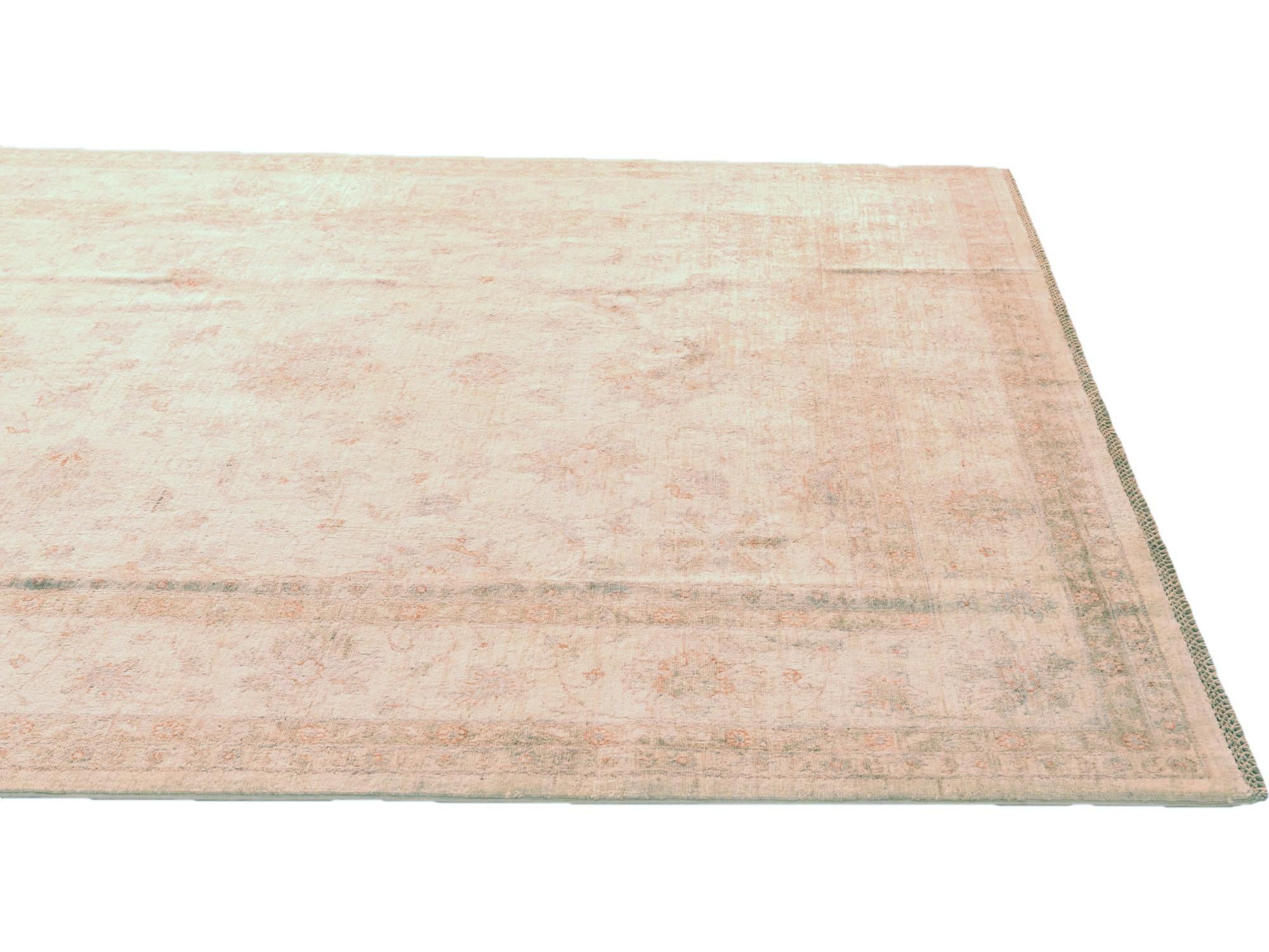 6' 9 x 10' 1 Hand Knotted Ziegler Rug