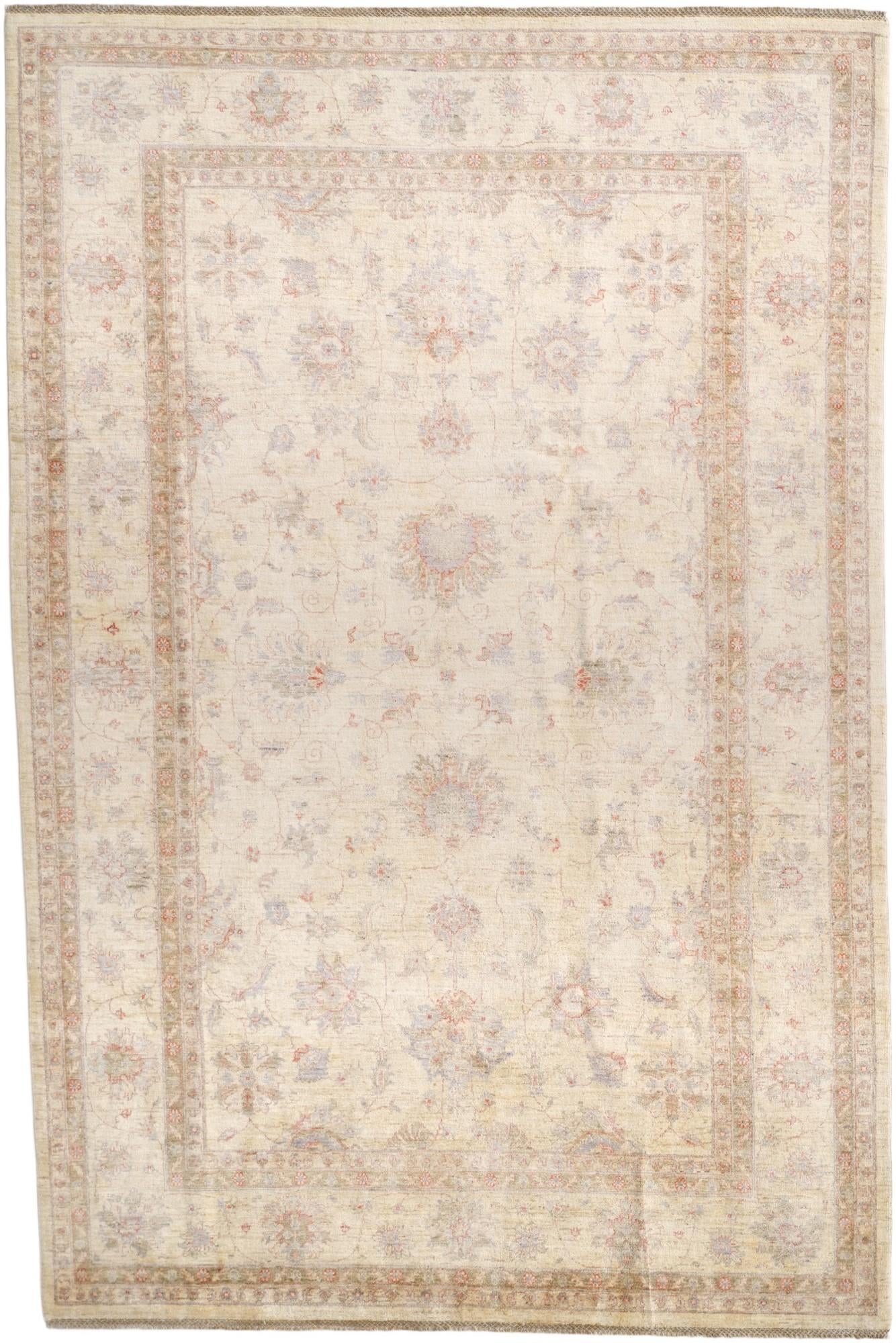 6' 9 x 10' 1 Hand Knotted Ziegler Rug