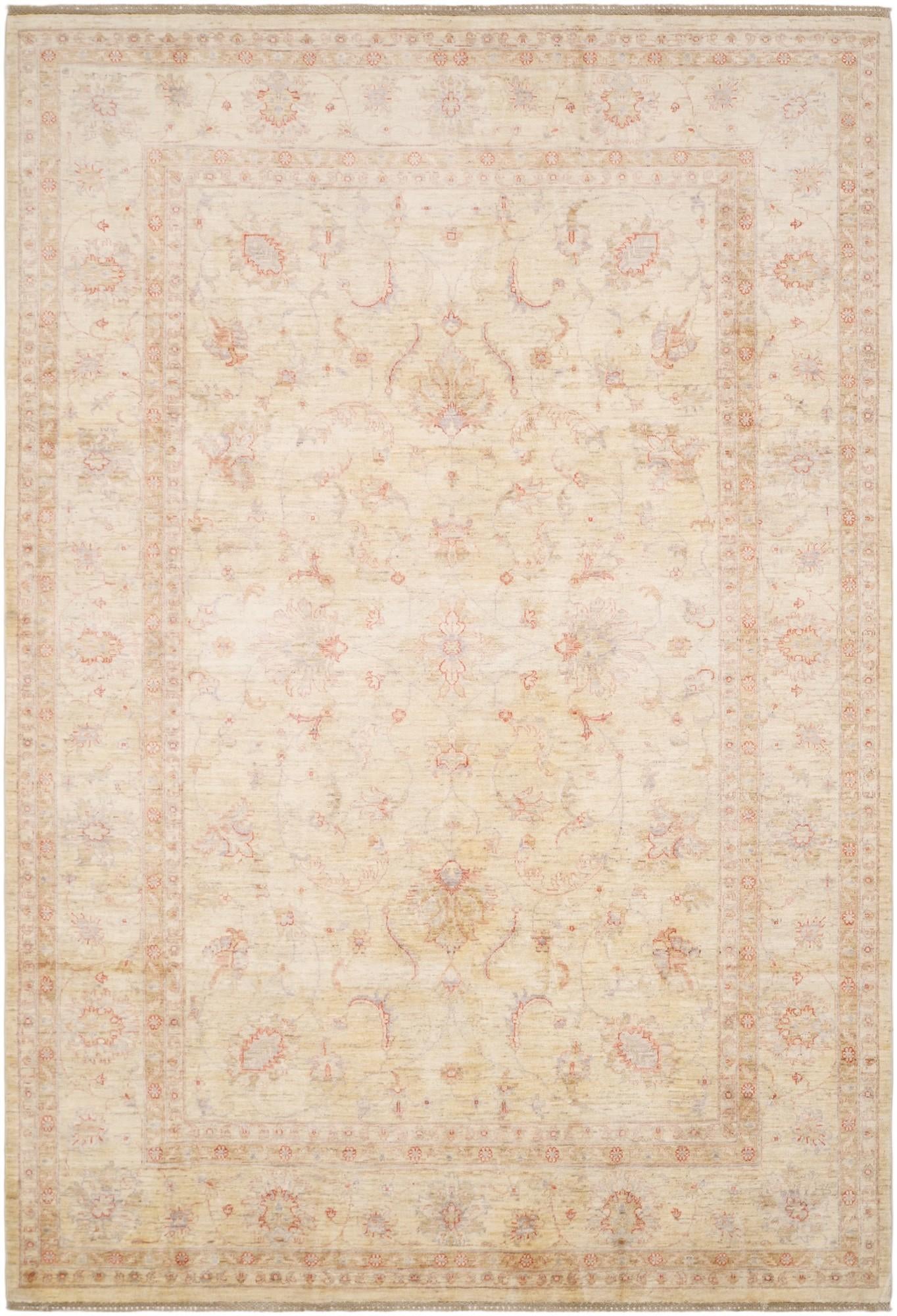 6' 11 x 10' 2 Hand Knotted Ziegler Rug