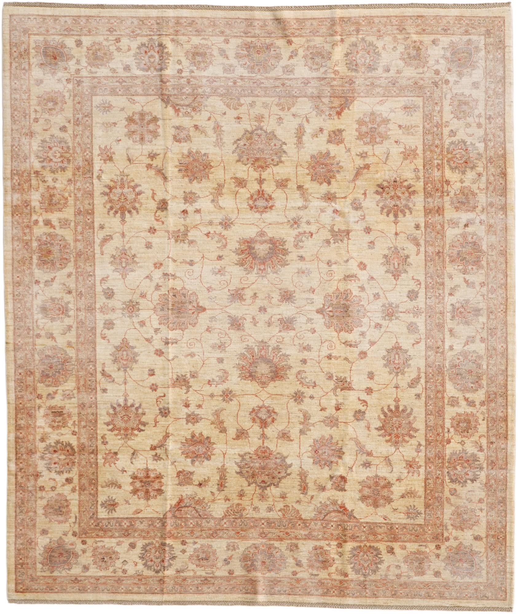 8' 3 x 9' 9 Hand Knotted Ziegler Rug