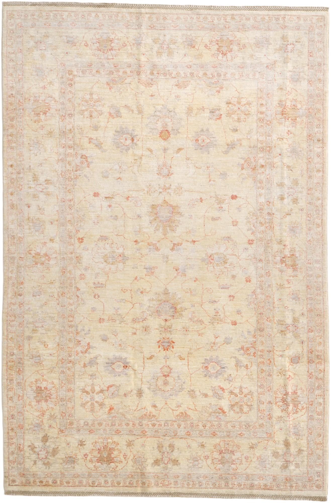 6' x 9' 1 Hand Knotted Ziegler Rug
