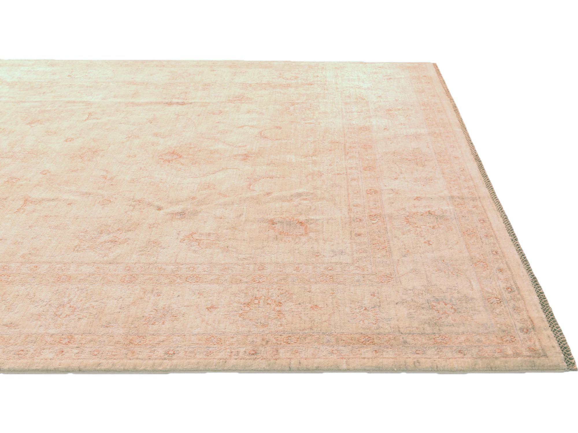 6' 11 x 10' Hand Knotted Ziegler Rug