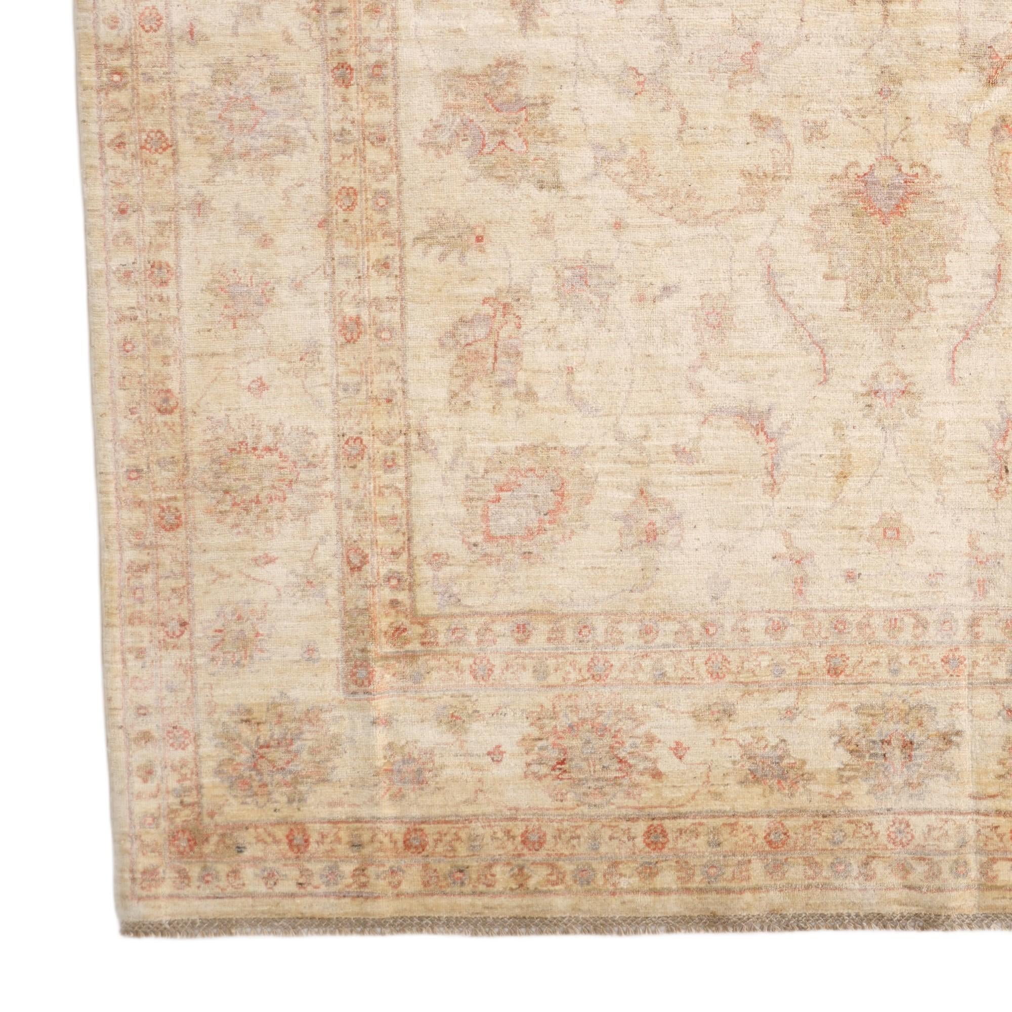 6' 10 x 10' 4 Hand Knotted Ziegler Rug