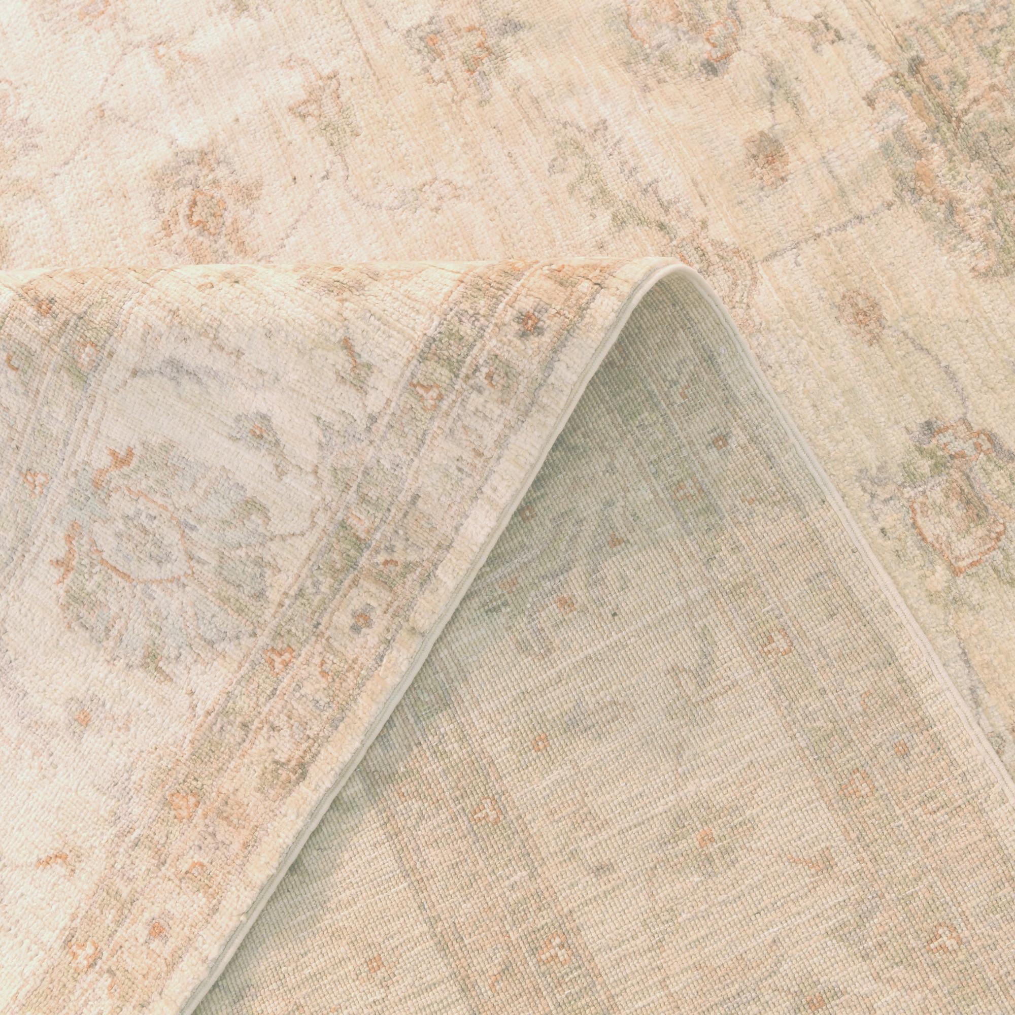 7' 1 x 9' 11 Hand Knotted Ziegler Rug