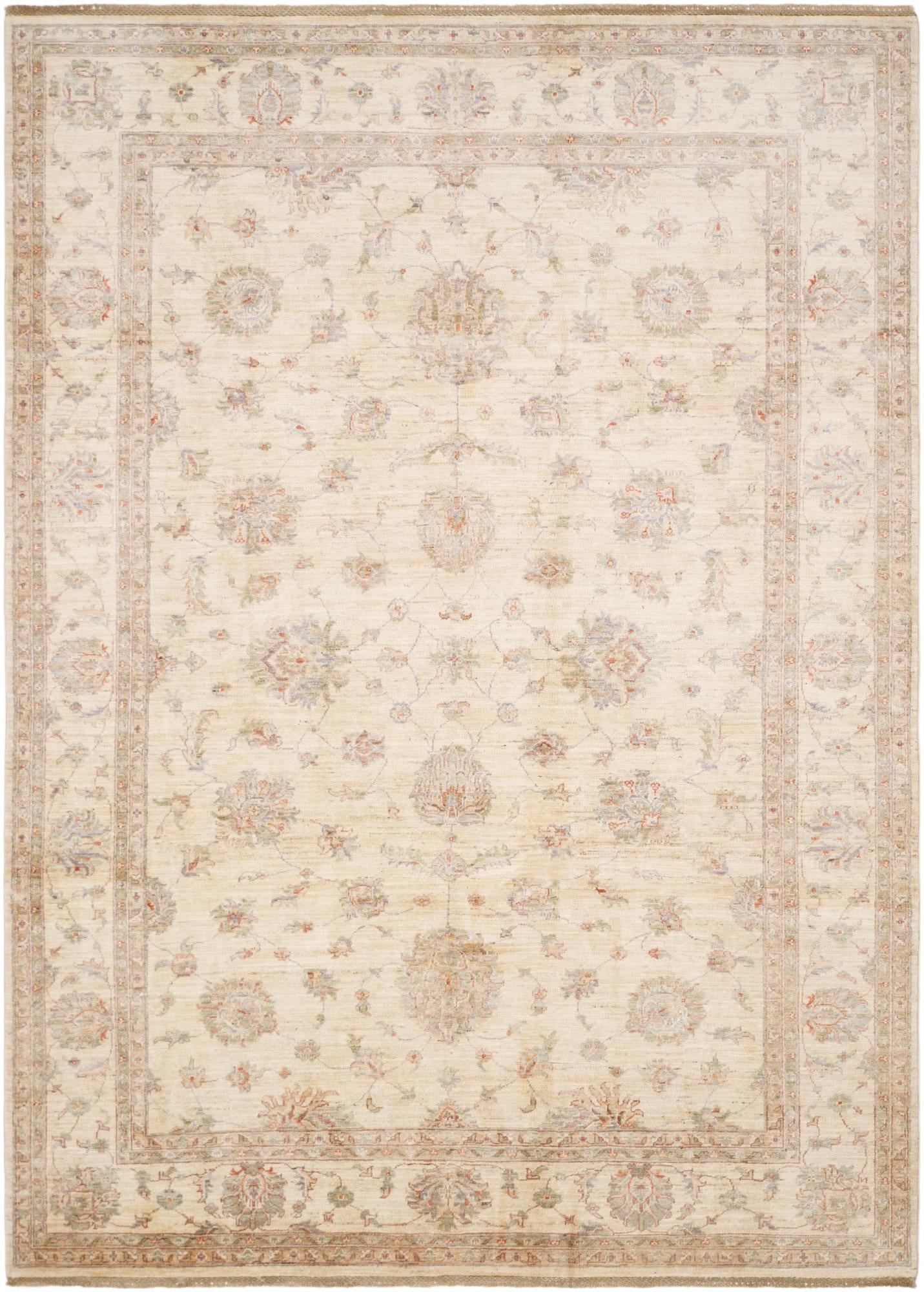 7' 1 x 9' 11 Hand Knotted Ziegler Rug