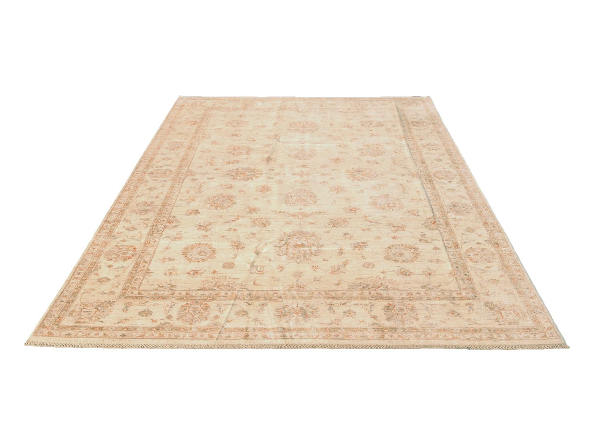 6' 11 x 9' 11 Hand Knotted Ziegler Rug