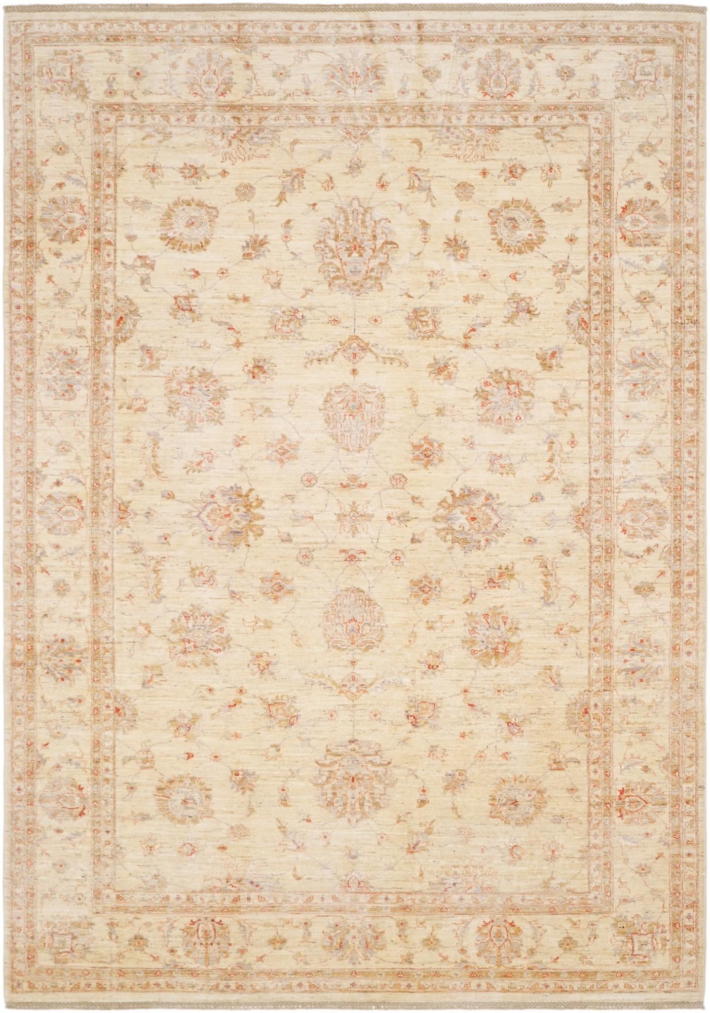 6' 11 x 9' 11 Hand Knotted Ziegler Rug