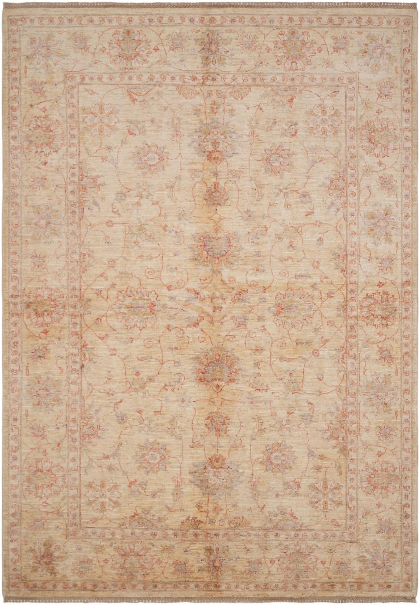 5' 9 x 8' 4 Hand Knotted Ziegler Rug