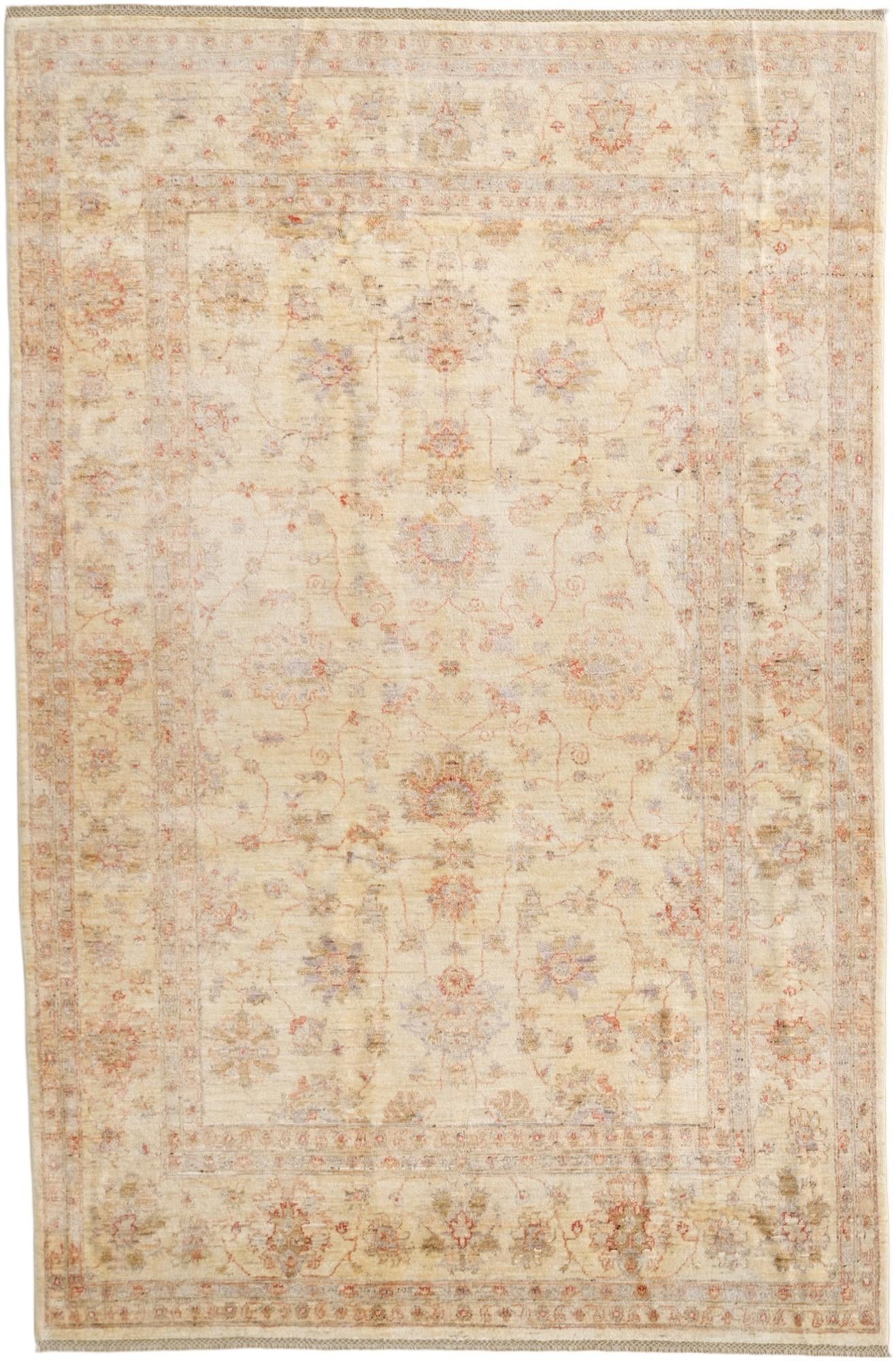 5' 11 x 9' Hand Knotted Ziegler Rug