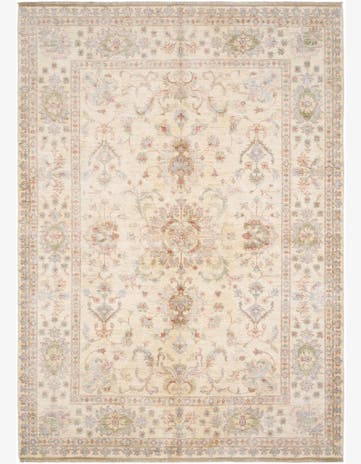 5' 9 x 8' Hand Knotted Ziegler Rug