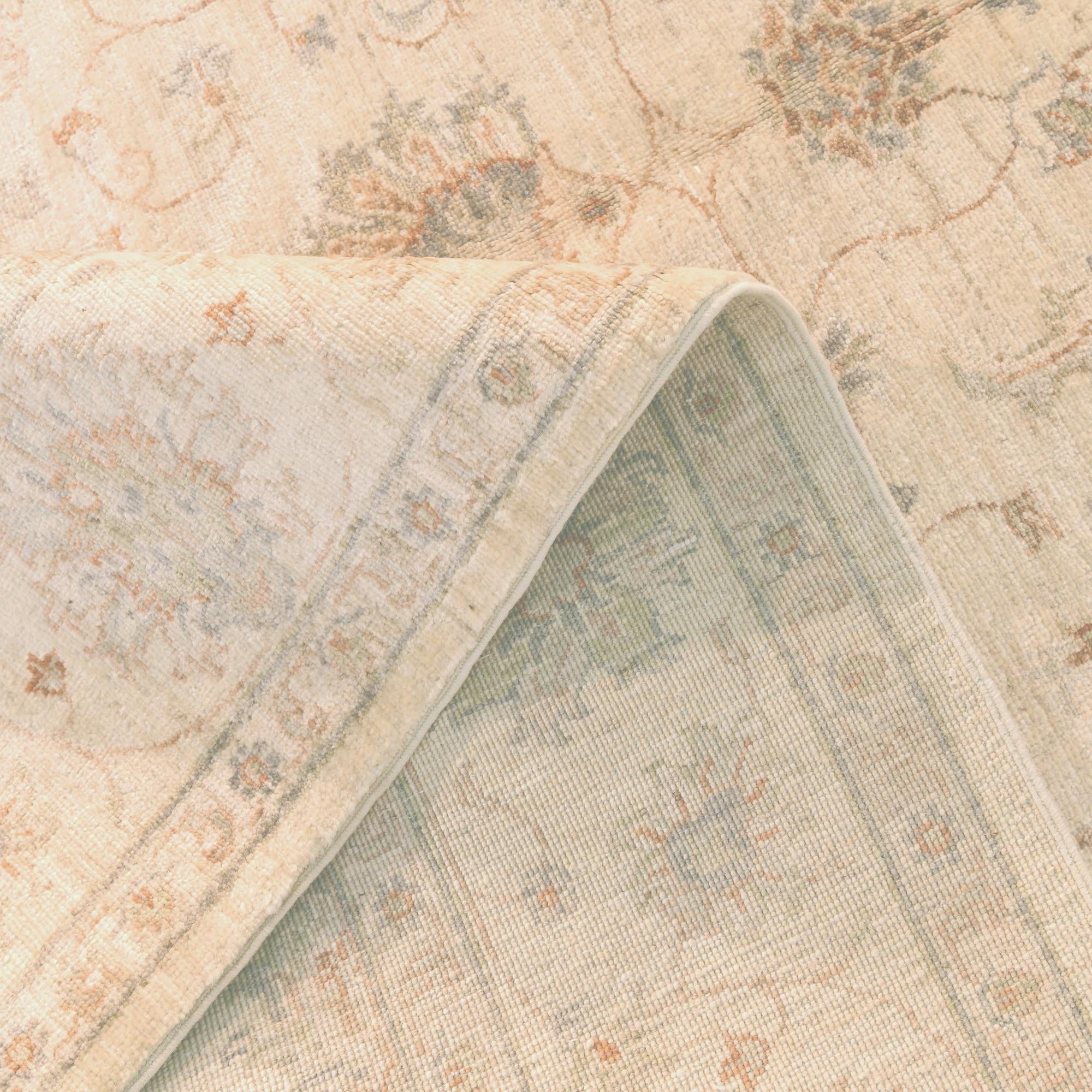 5' 9 x 8' 1 Hand Knotted Ziegler Rug