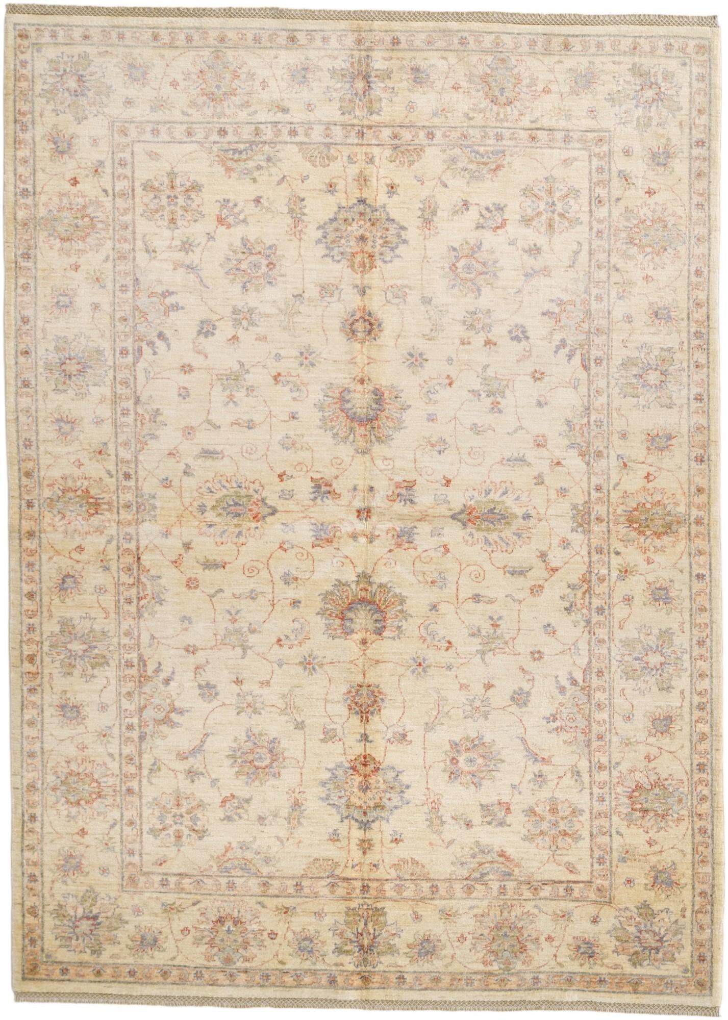5' 9 x 8' 1 Hand Knotted Ziegler Rug