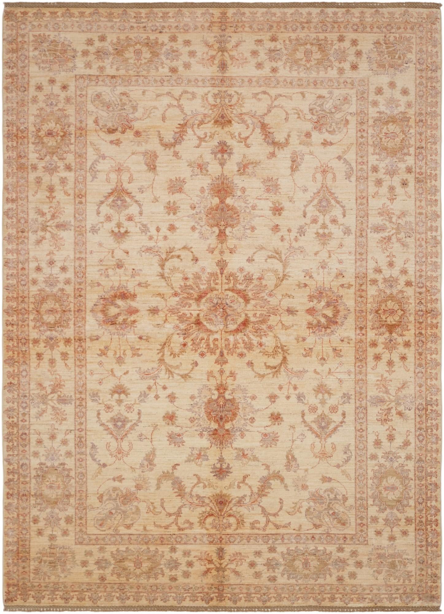 5' 10 x 8' Hand Knotted Ziegler Rug