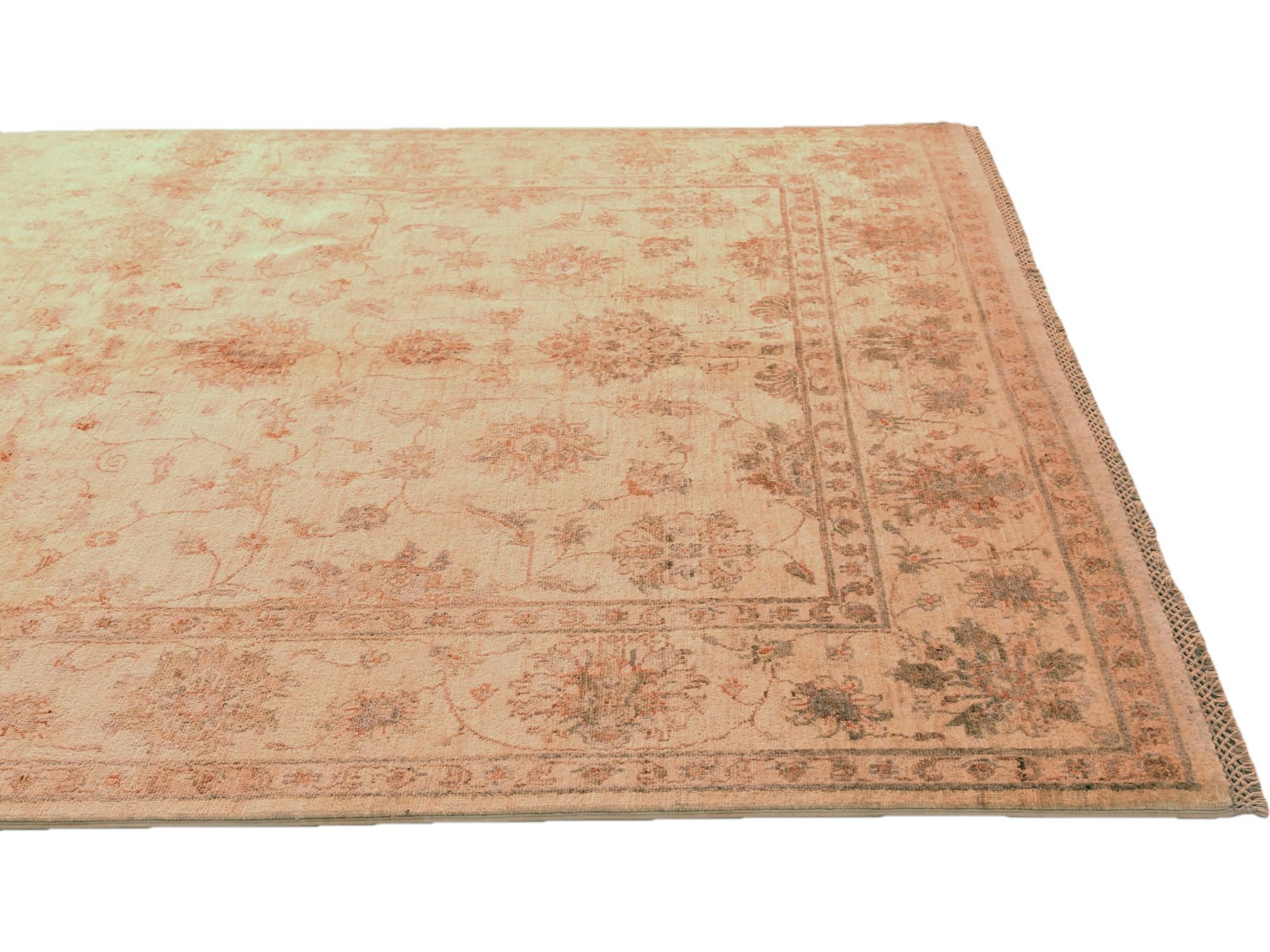 5' 7 x 8' 6 Hand Knotted Ziegler Rug